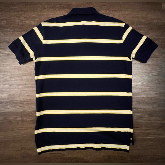 VTG Polo Ralph Lauren Shirt Mens L Pony Logo High Low Hem Preppy Y2K 2000s C25 - Picture 3 of 6